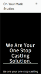 Mobile Screenshot of onyourmarkstudios.com